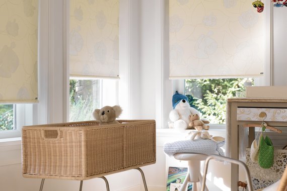 Luxaflex nursery blinds